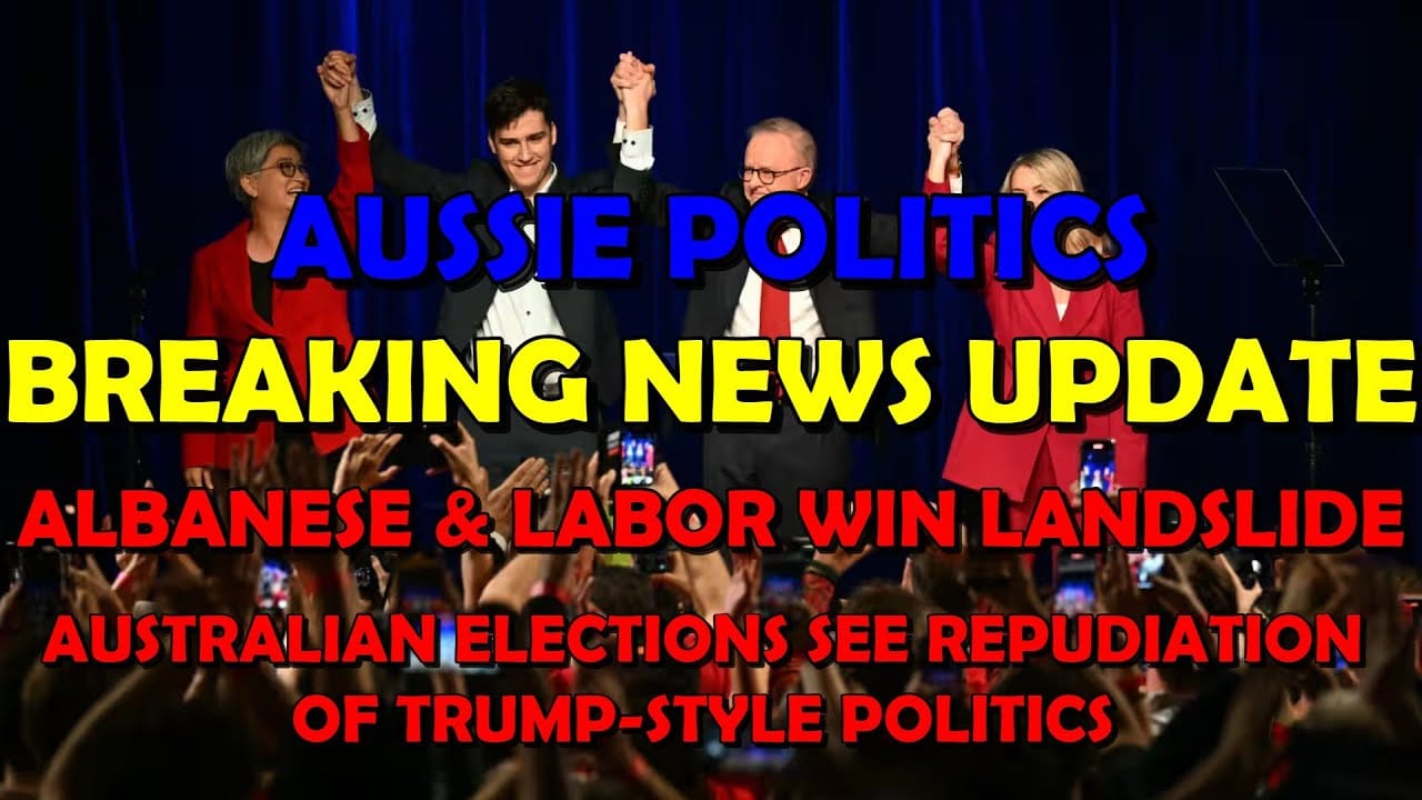 Breaking News: Australian #Elections See Albanese & Labor Win in Landslide